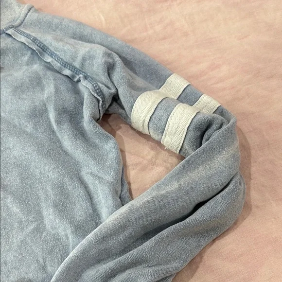 Ocean Drive Blue Oversized Long Sleeve Sweatshirt - Picture 3 of 4